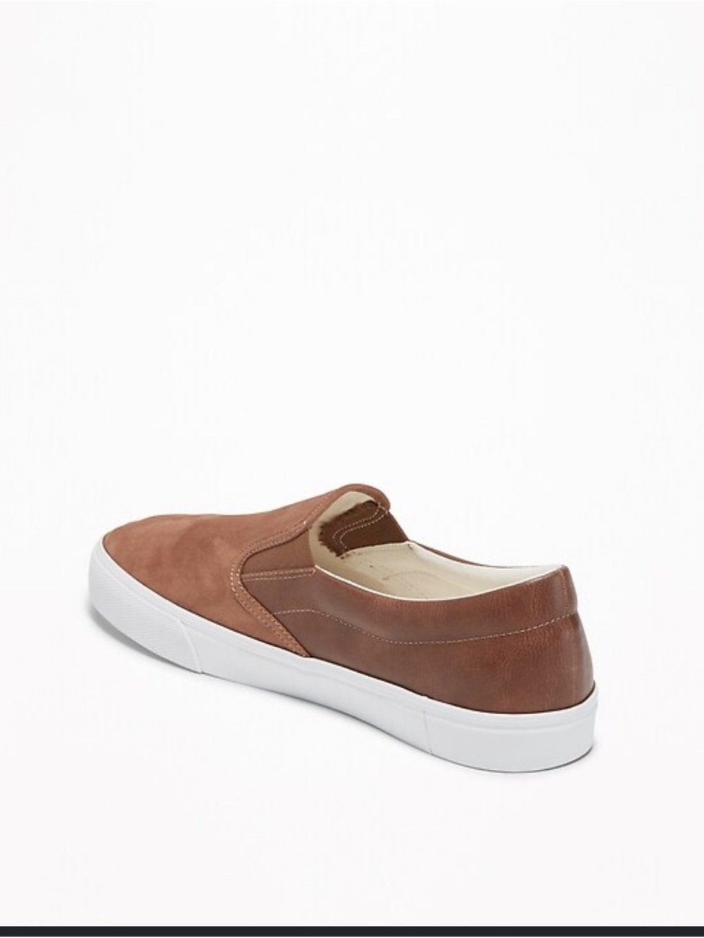 Old Navy Men's Slip-On Casual Sneakers in Brown